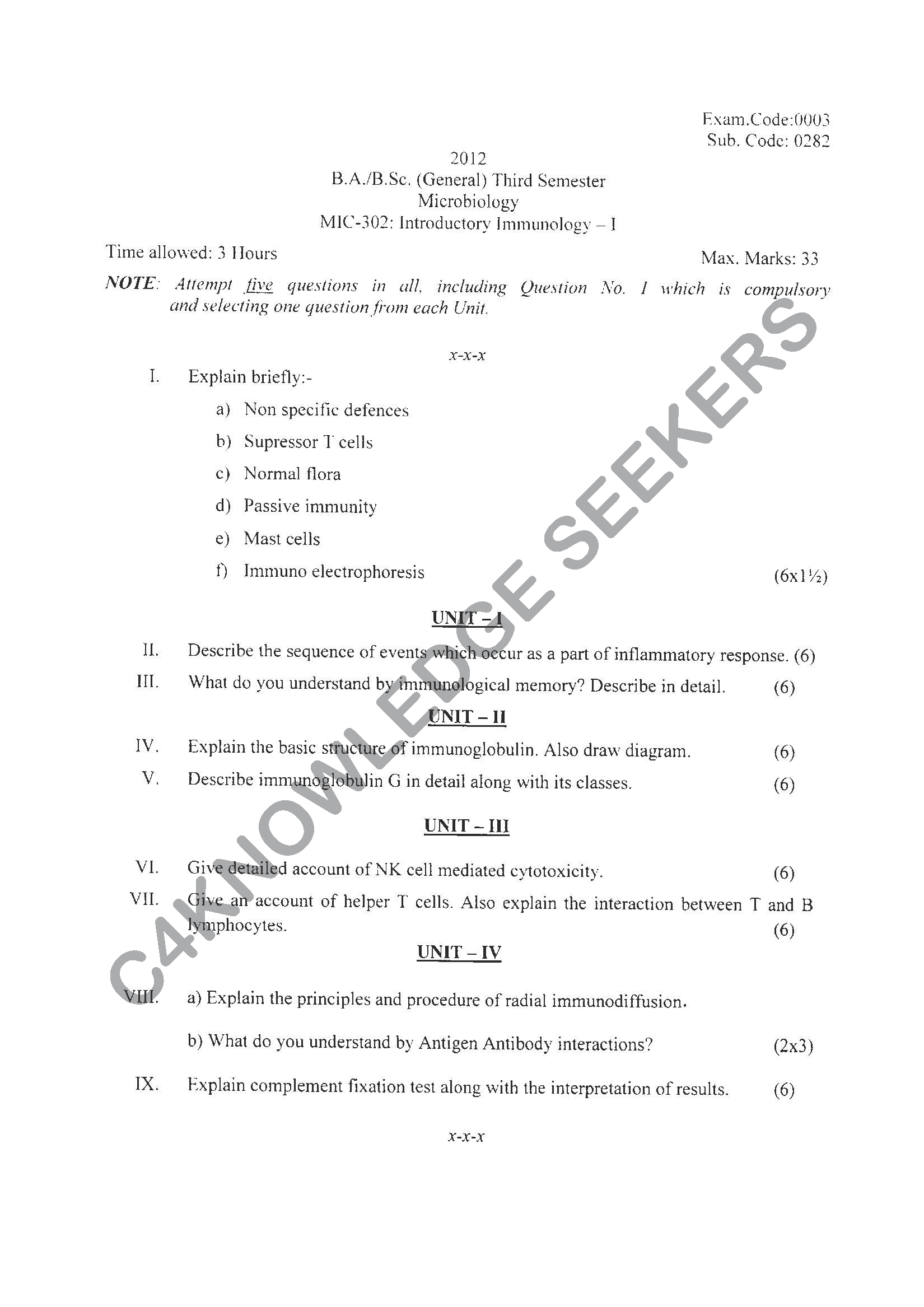 Question Paper Page 1