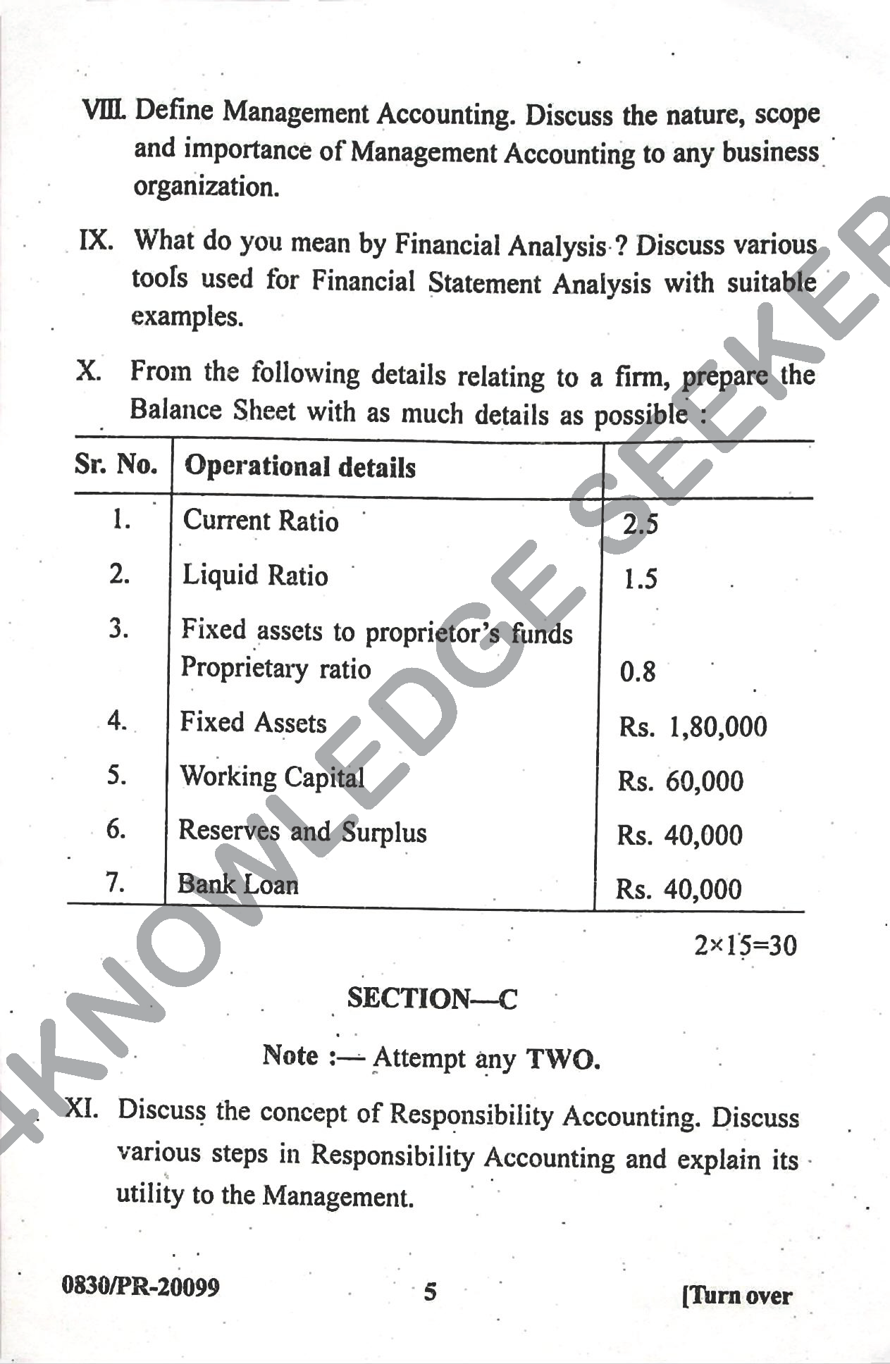 Question Paper Page 5