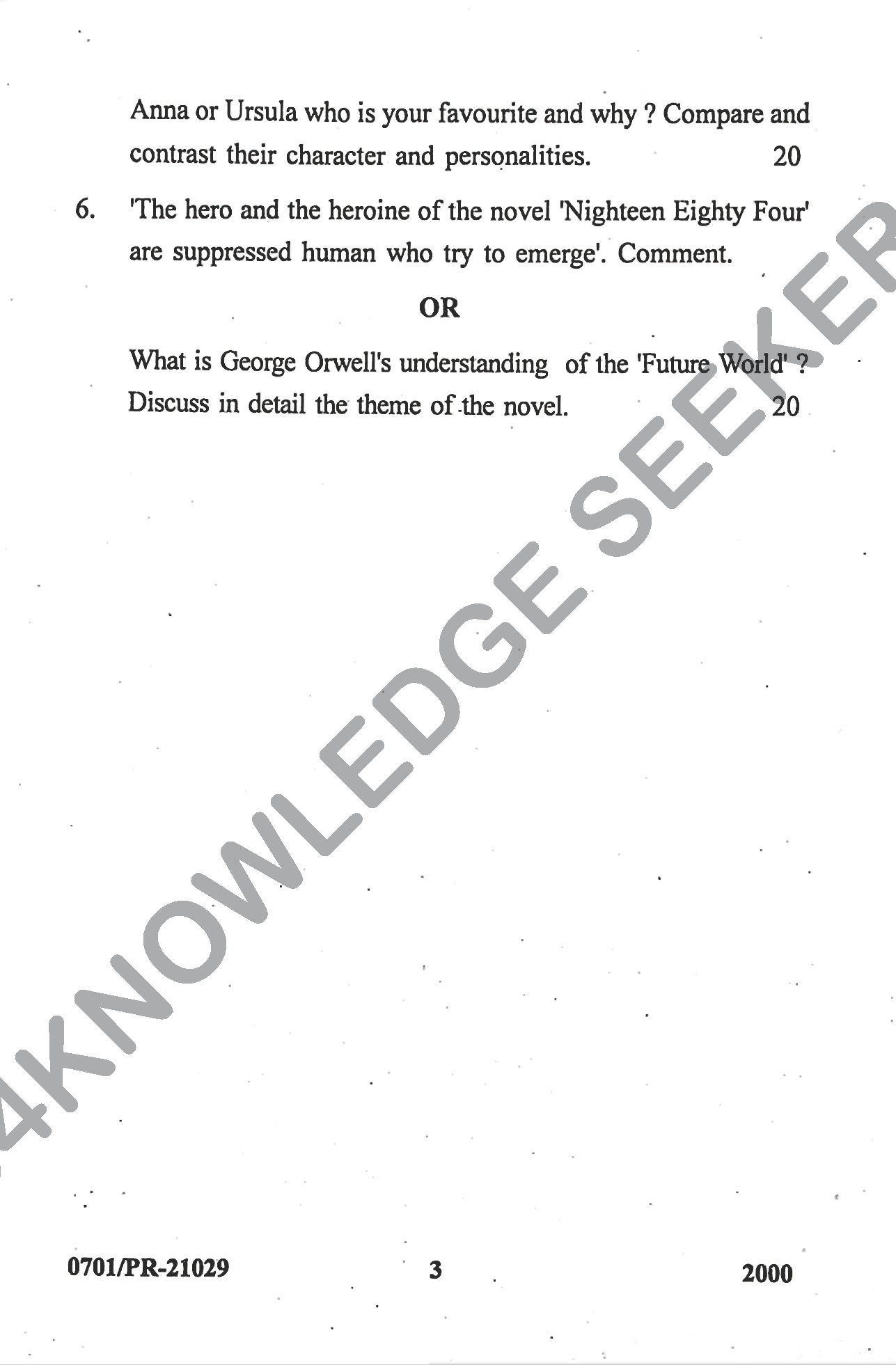 Question Paper Page 3