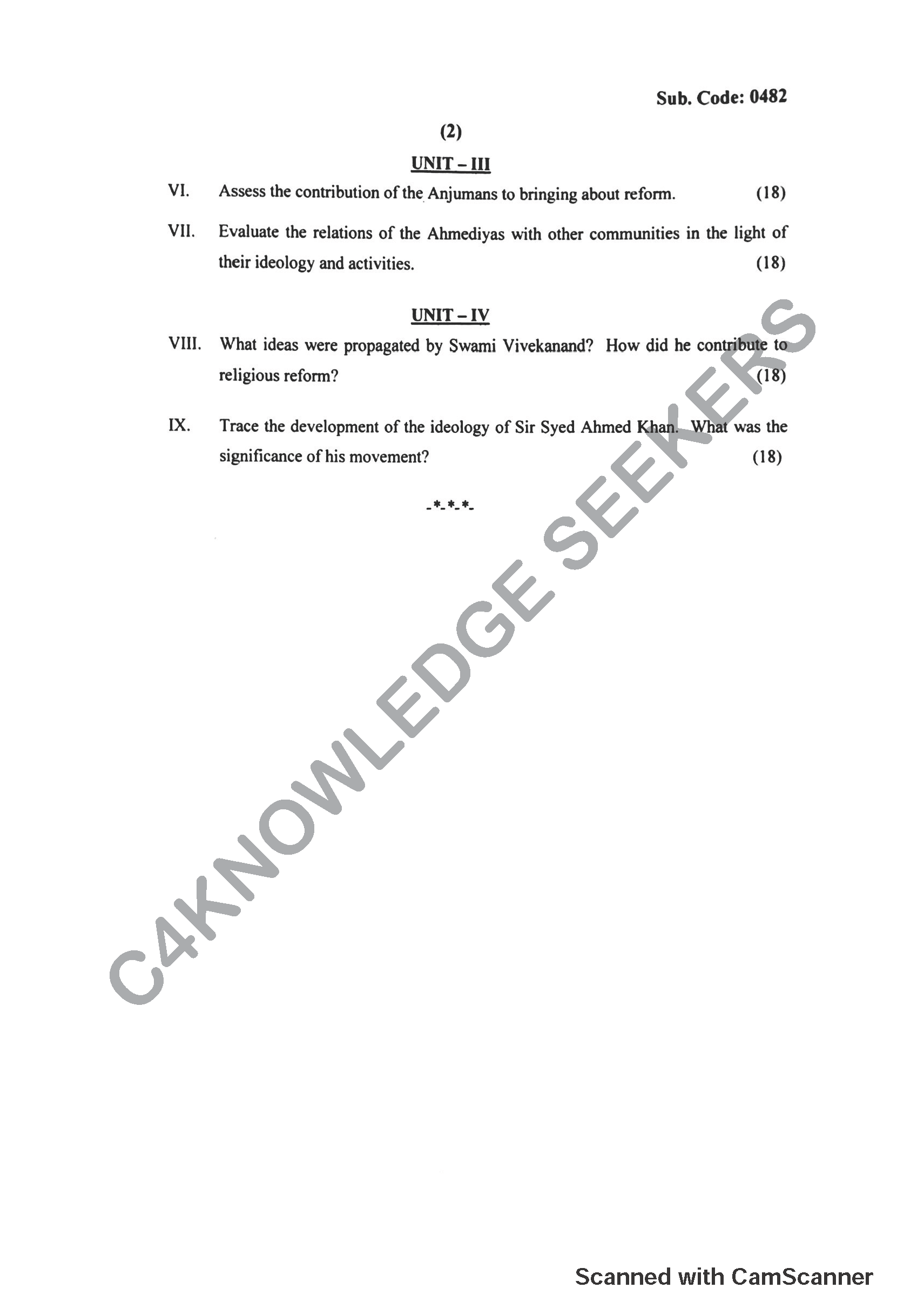 Question Paper Page 2