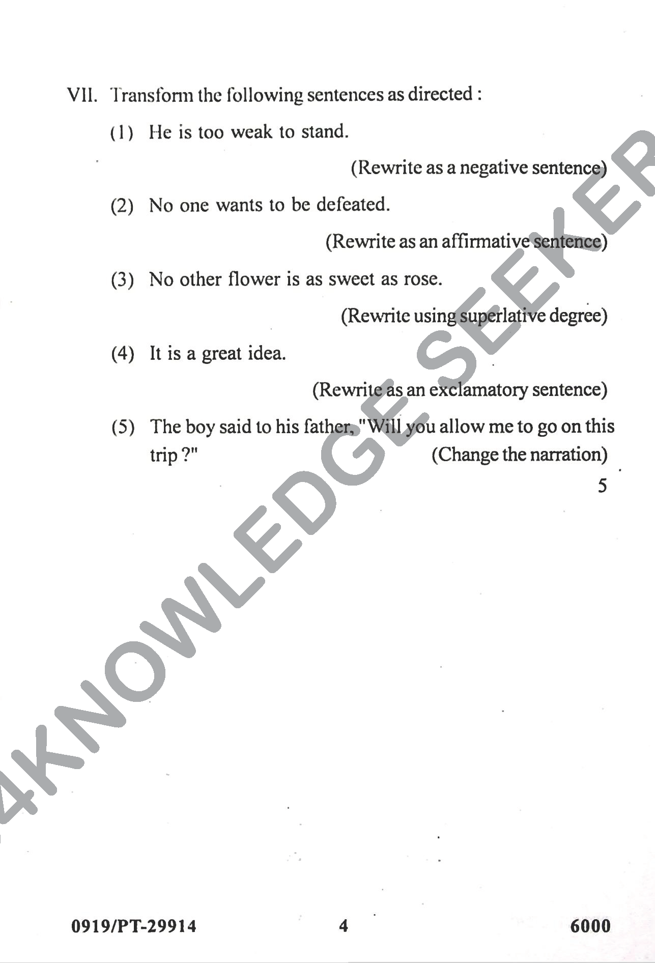 Question Paper Page 2