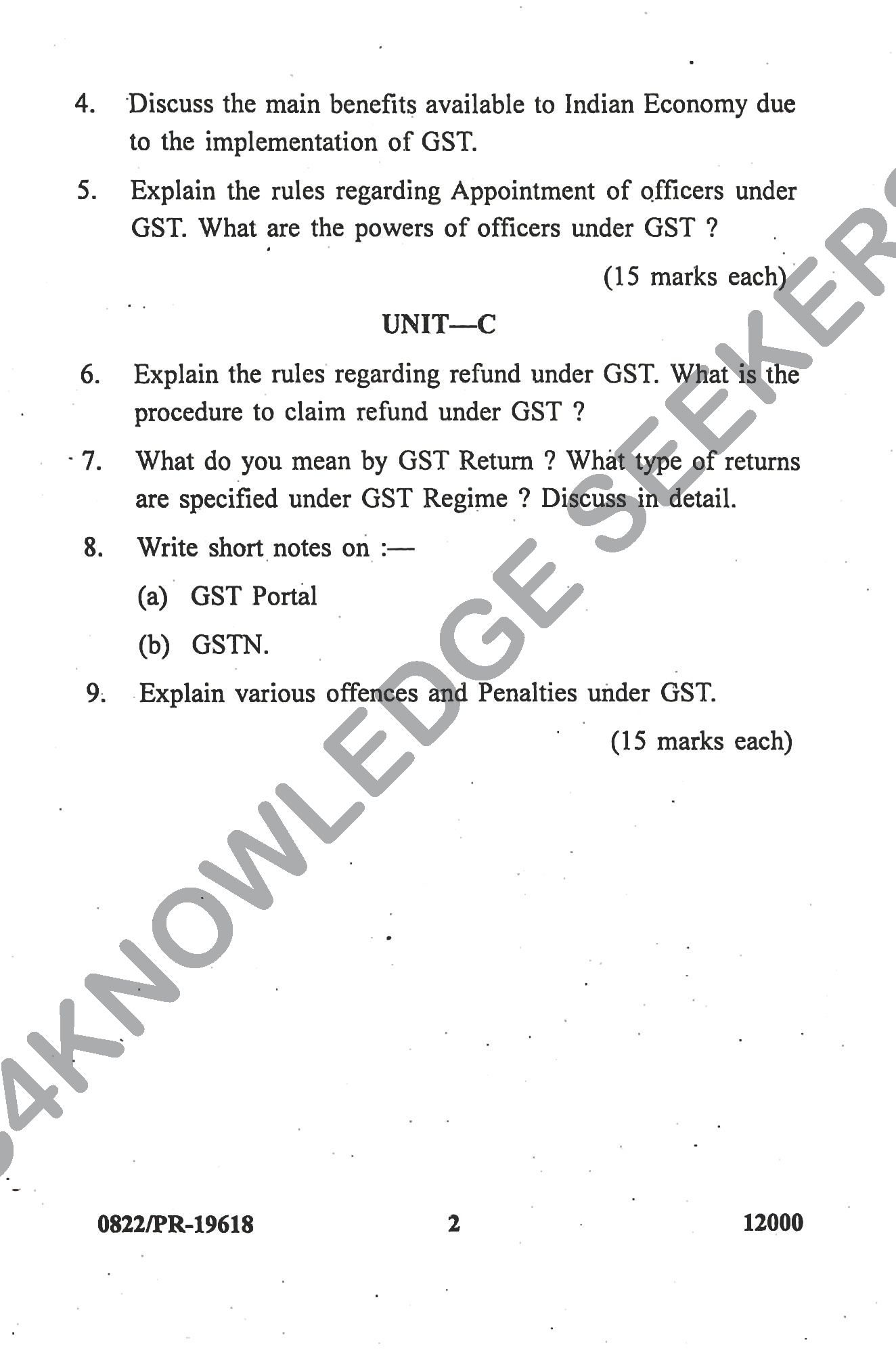 Question Paper Page 2