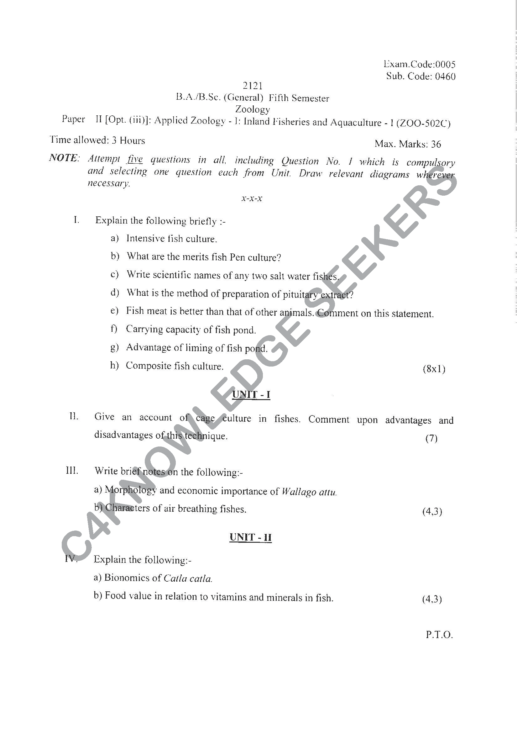 Question Paper Page 1