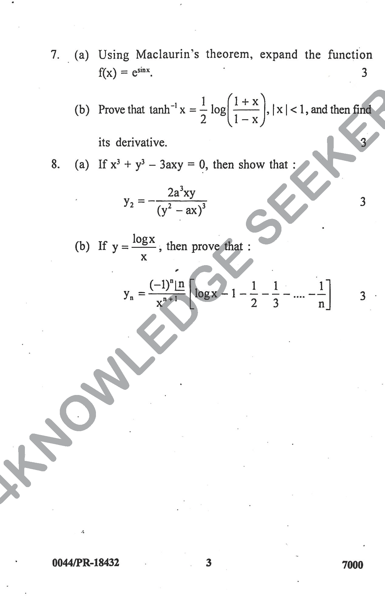 Question Paper Page 3