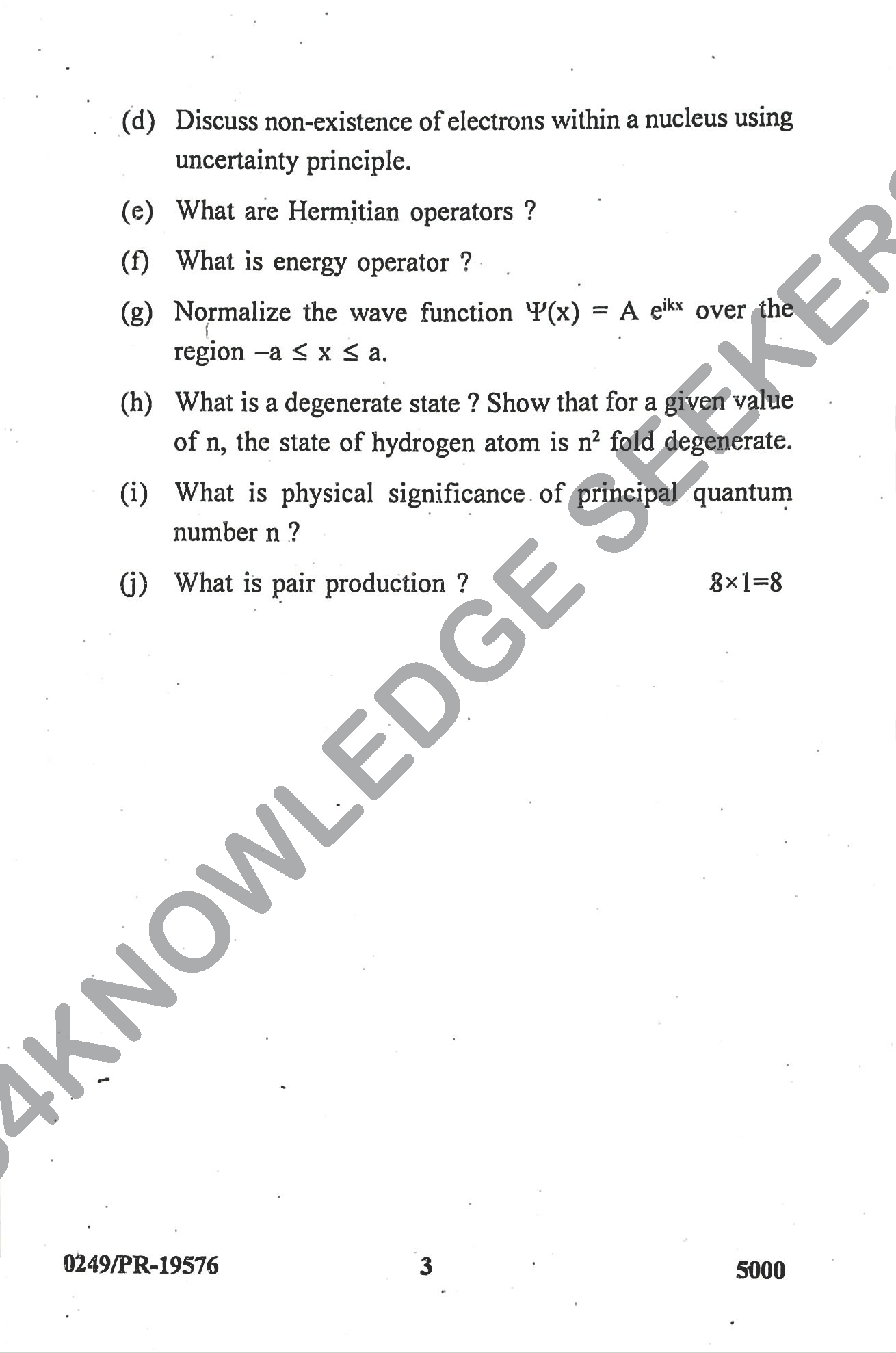 Question Paper Page 3
