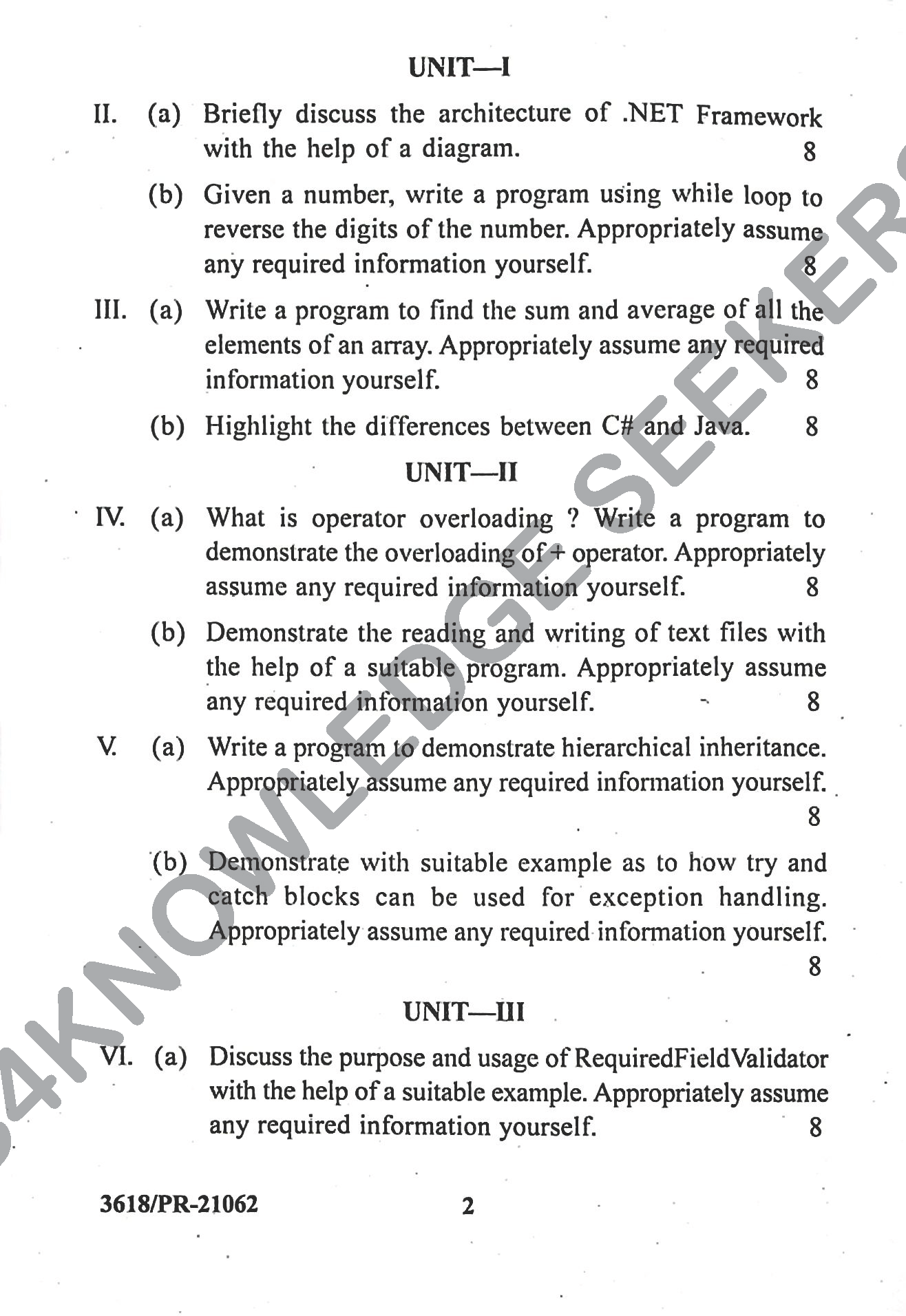 Question Paper Page 2