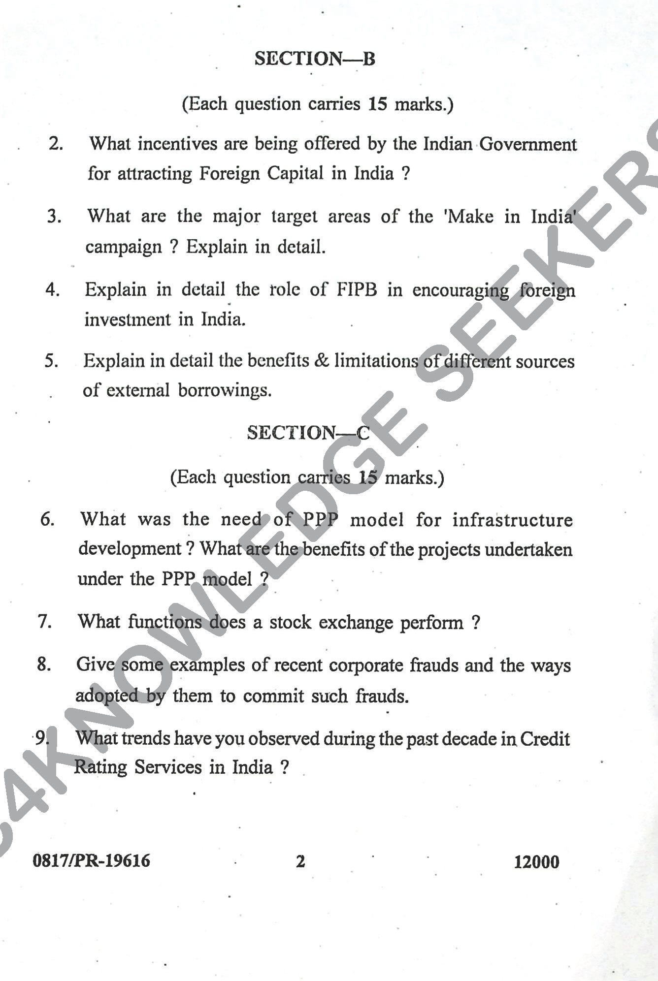 Question Paper Page 2