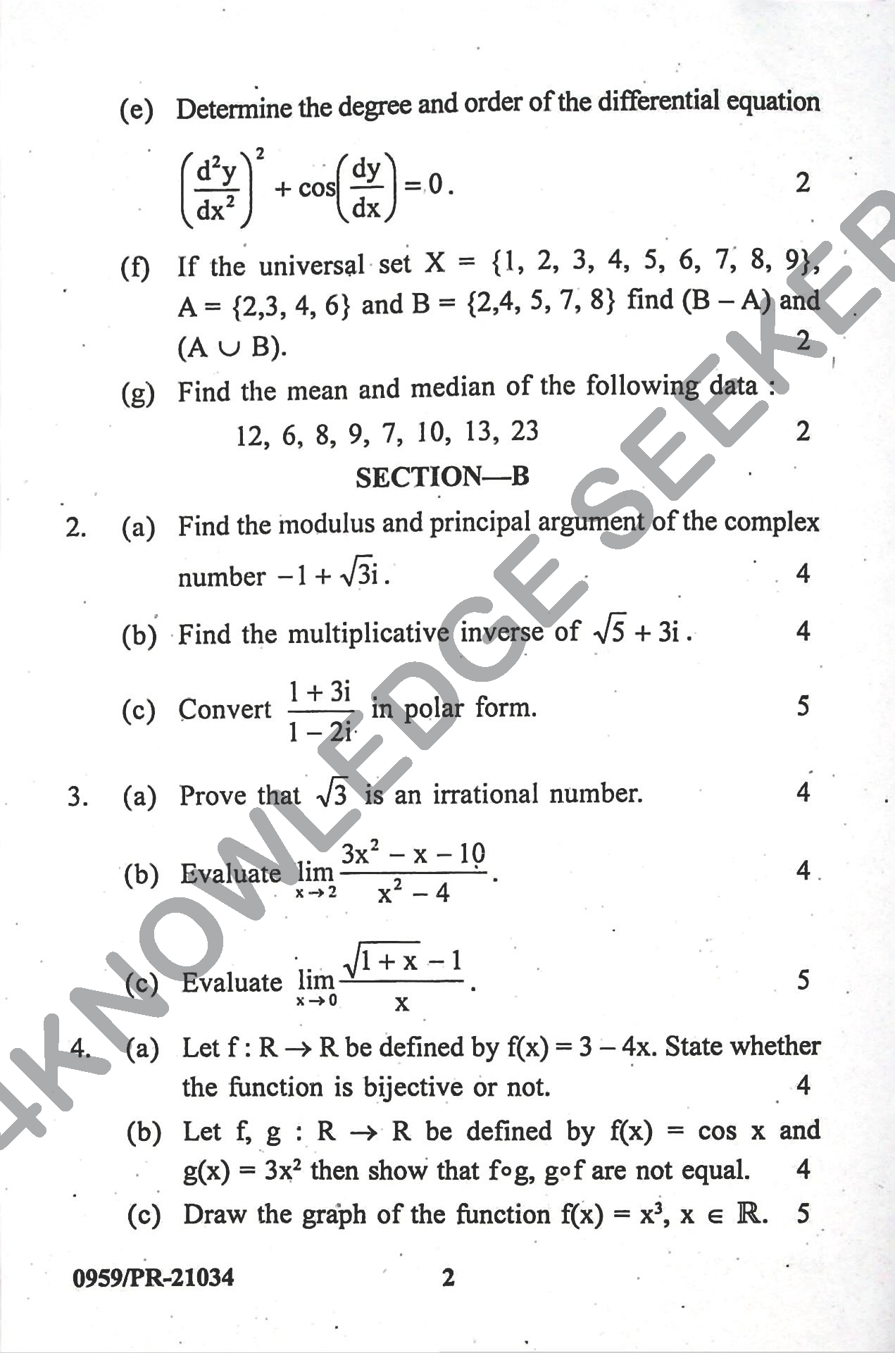 Question Paper Page 2