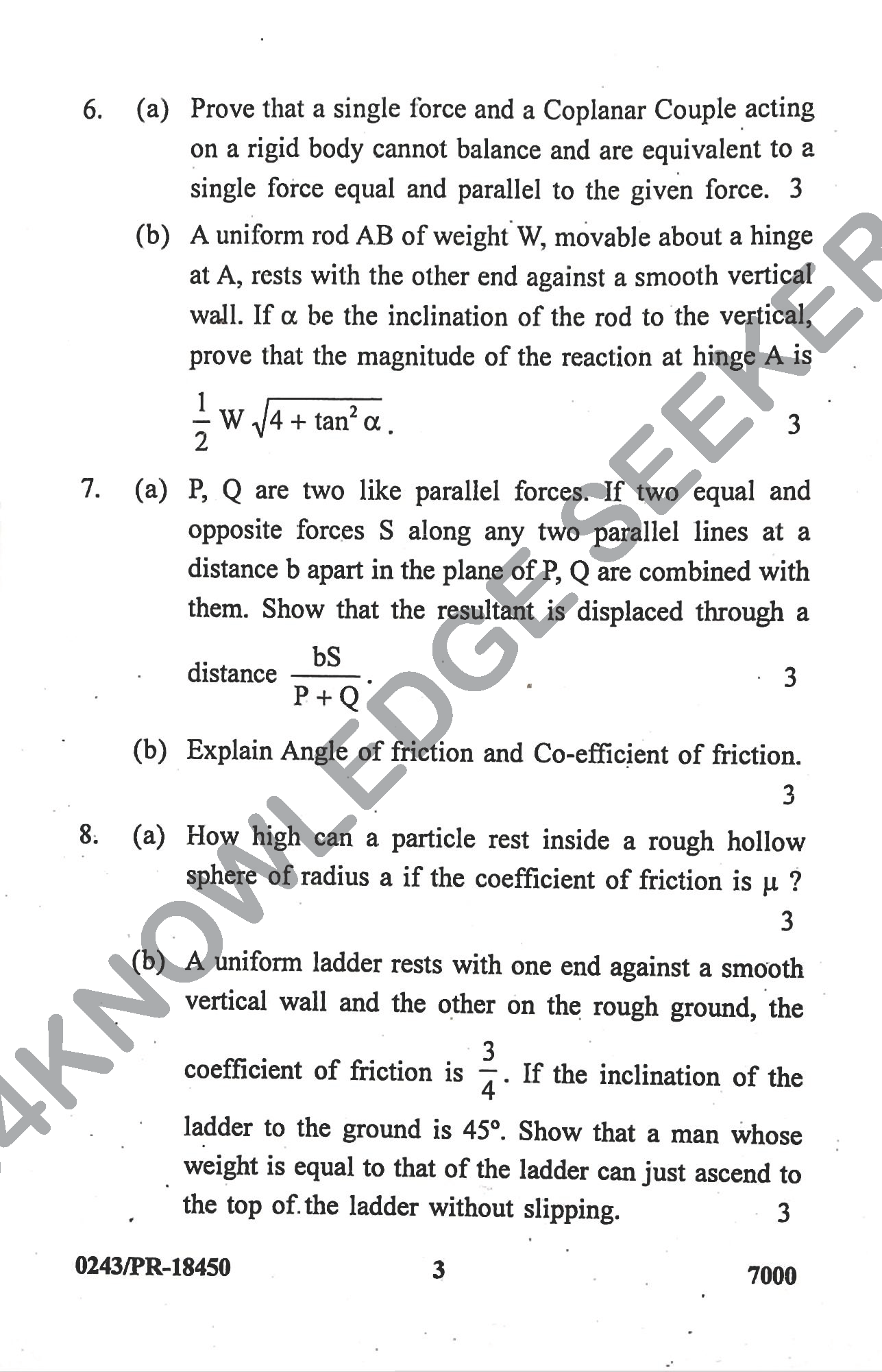 Question Paper Page 3