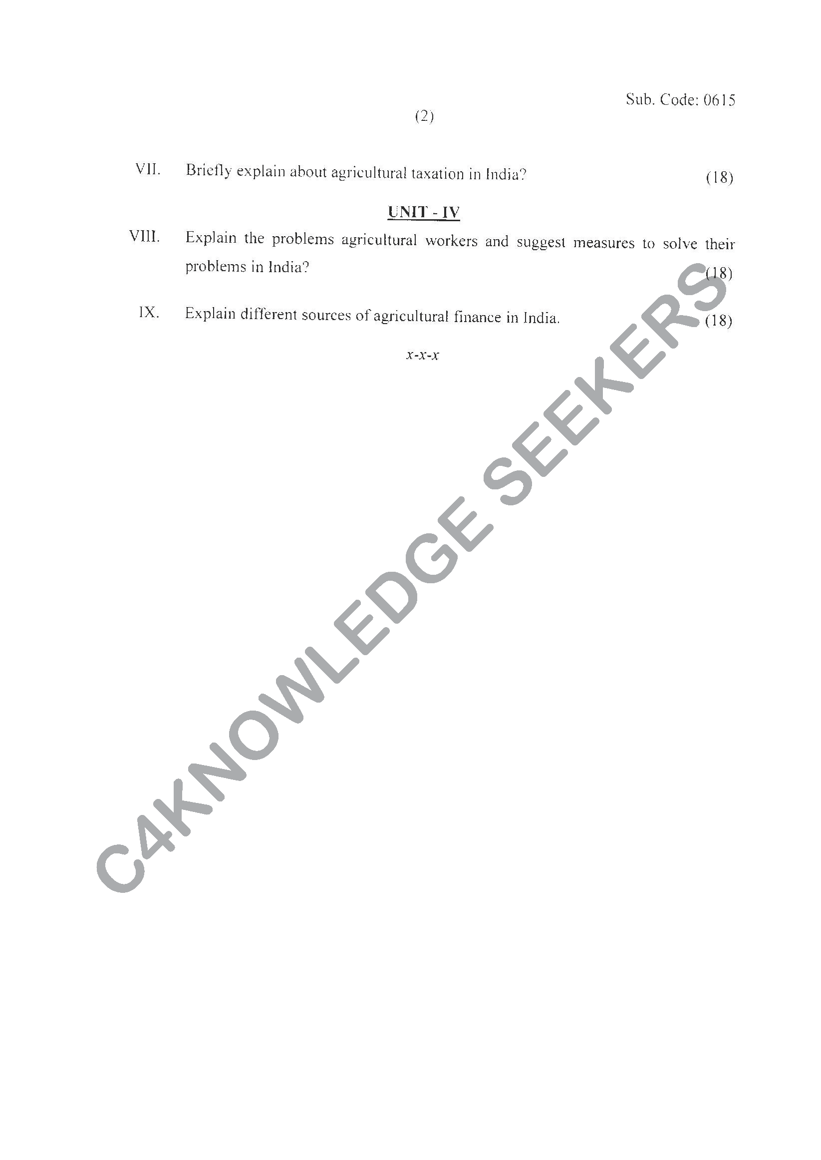 Question Paper Page 2