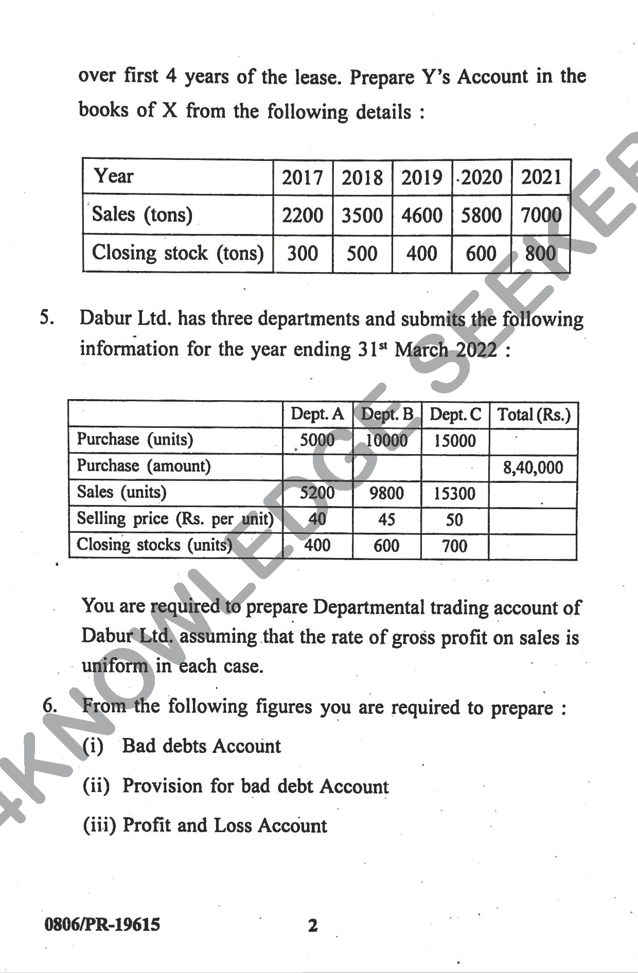 Question Paper Page 2